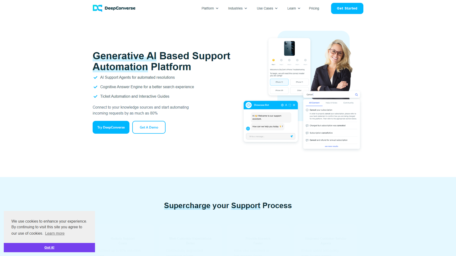 DeepConverse — интерфейс нейросети DeepConverse — интерфейс нейросети