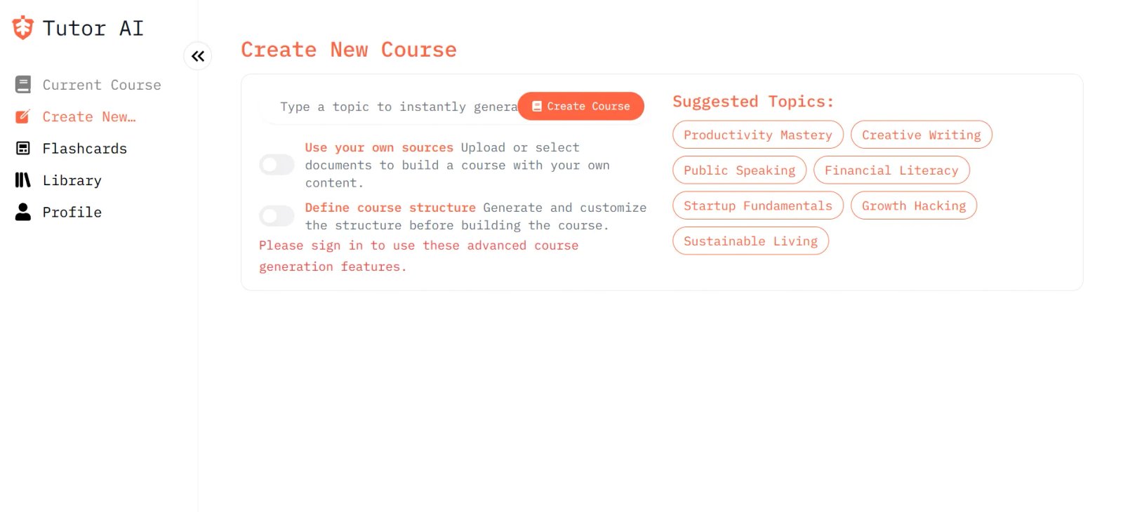 Tutor AI Пример