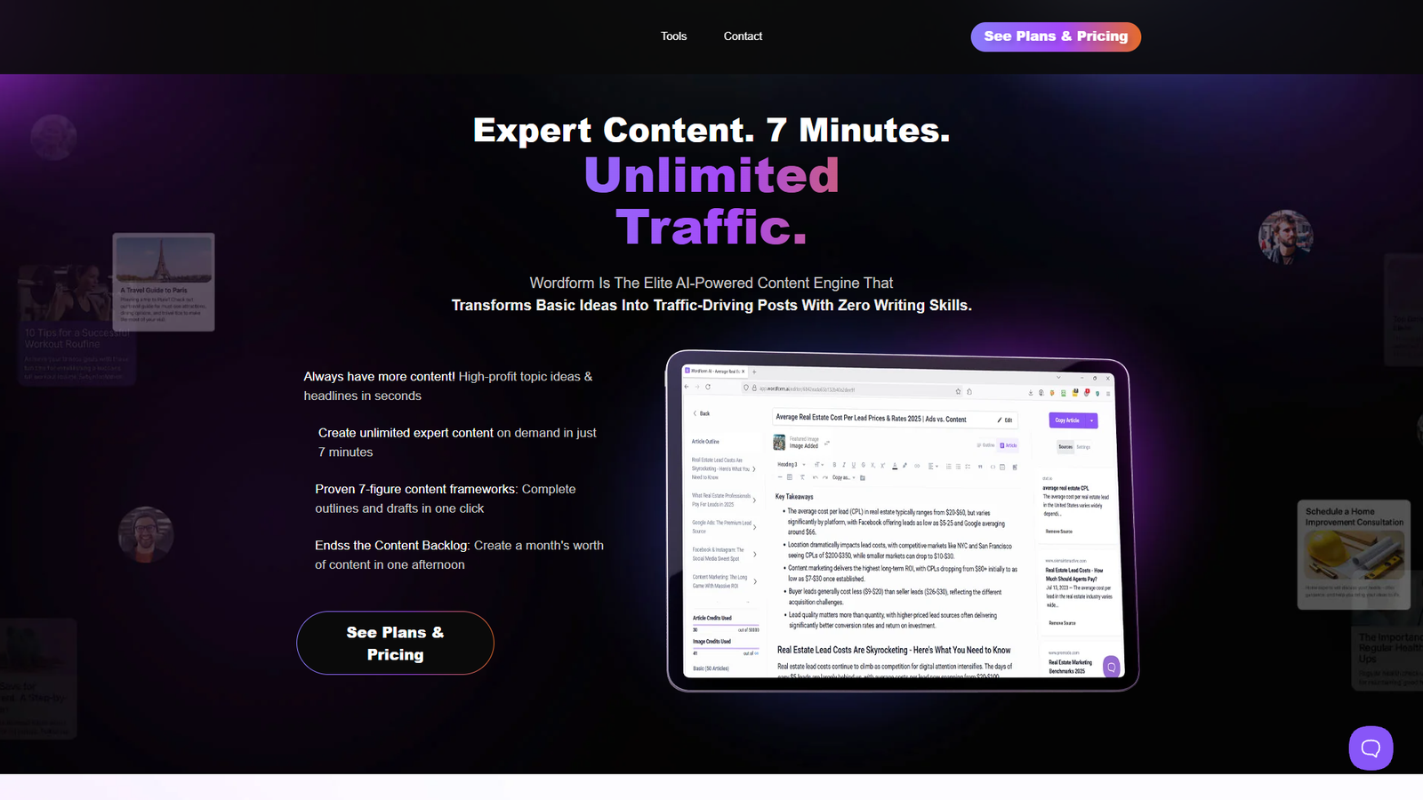 Wordform AI — интерфейс нейросети Wordform AI — интерфейс нейросети