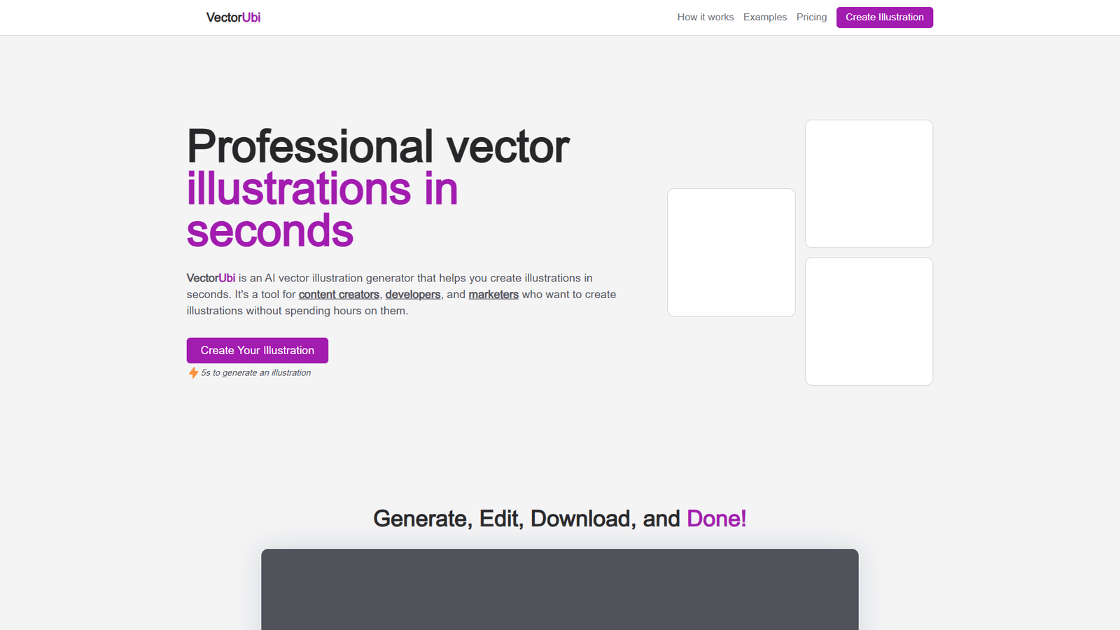 VectorUbi — интерфейс нейросети VectorUbi — интерфейс нейросети