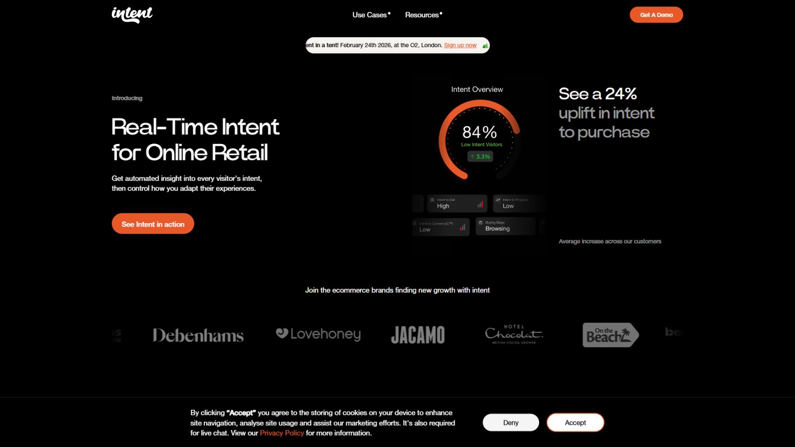 Made With Intent нейросеть Главная страница