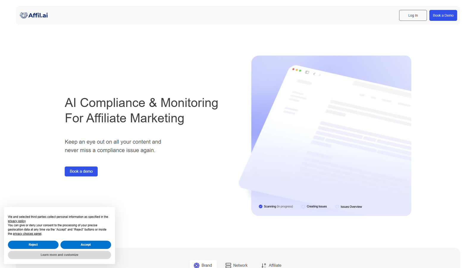 Affil AI — интерфейс нейросети Affil AI — интерфейс нейросети