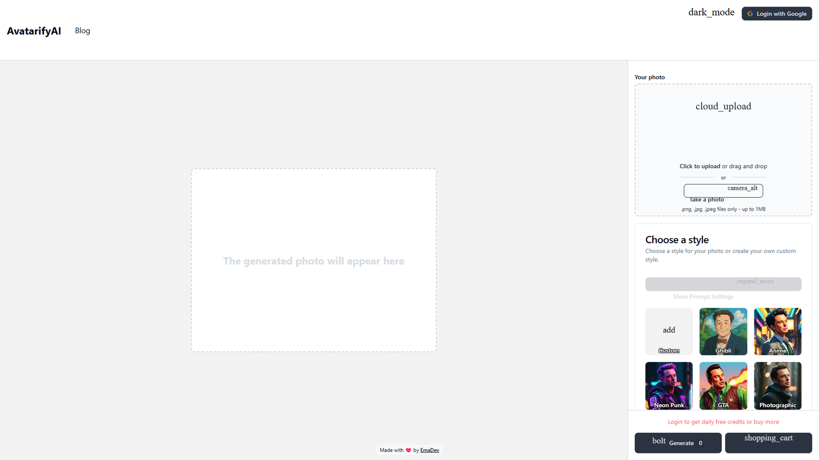 Avatarify AI — интерфейс нейросети Avatarify AI — интерфейс нейросети