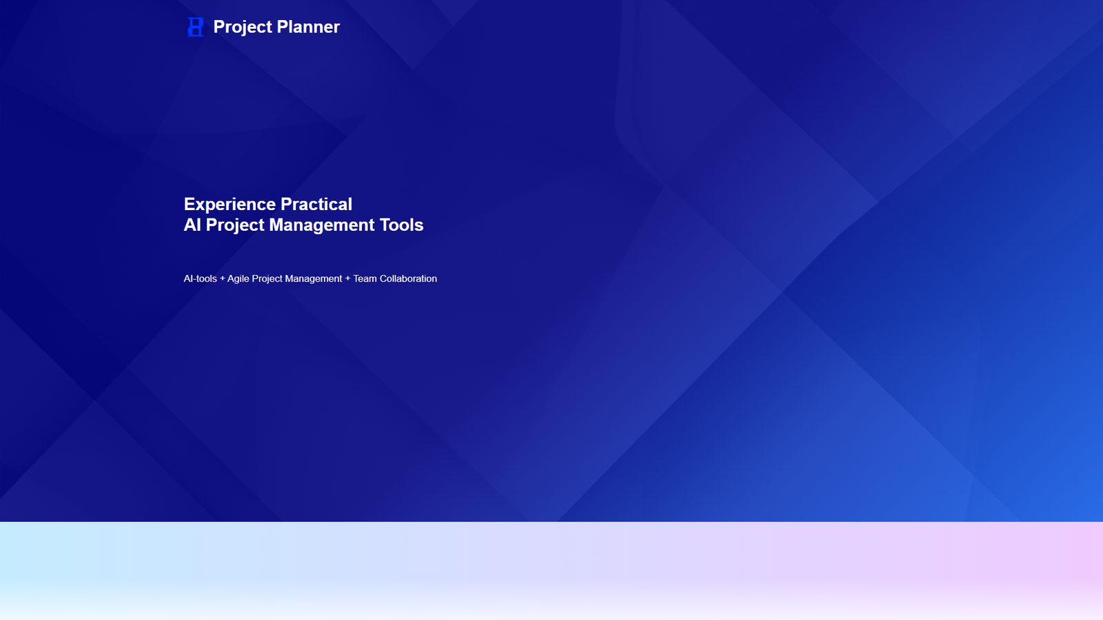 Project Planner — интерфейс нейросети Project Planner — интерфейс нейросети