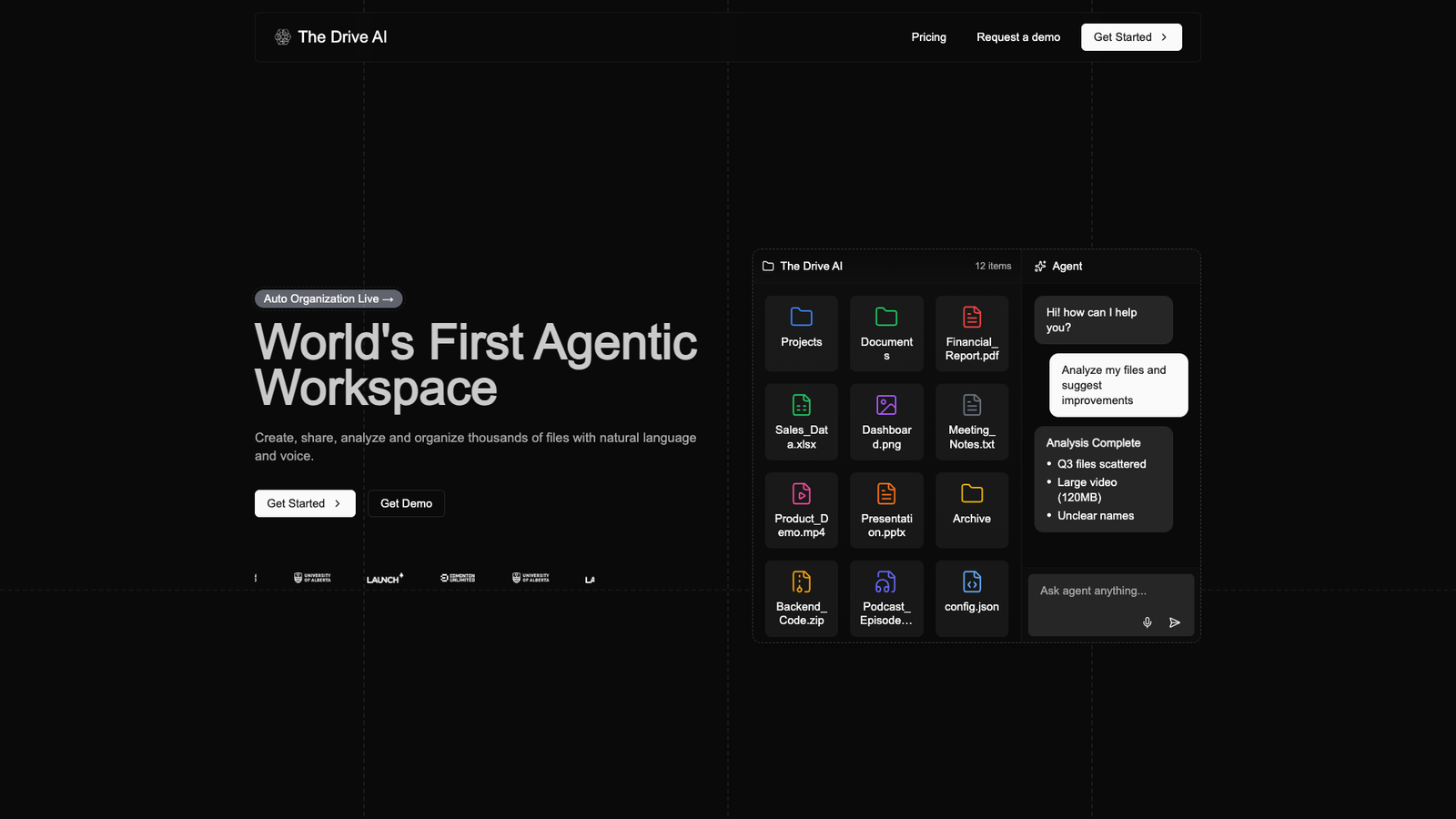 The Drive AI — интерфейс нейросети