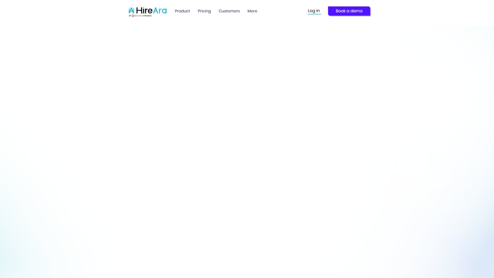 HireAra нейросеть Главная страница