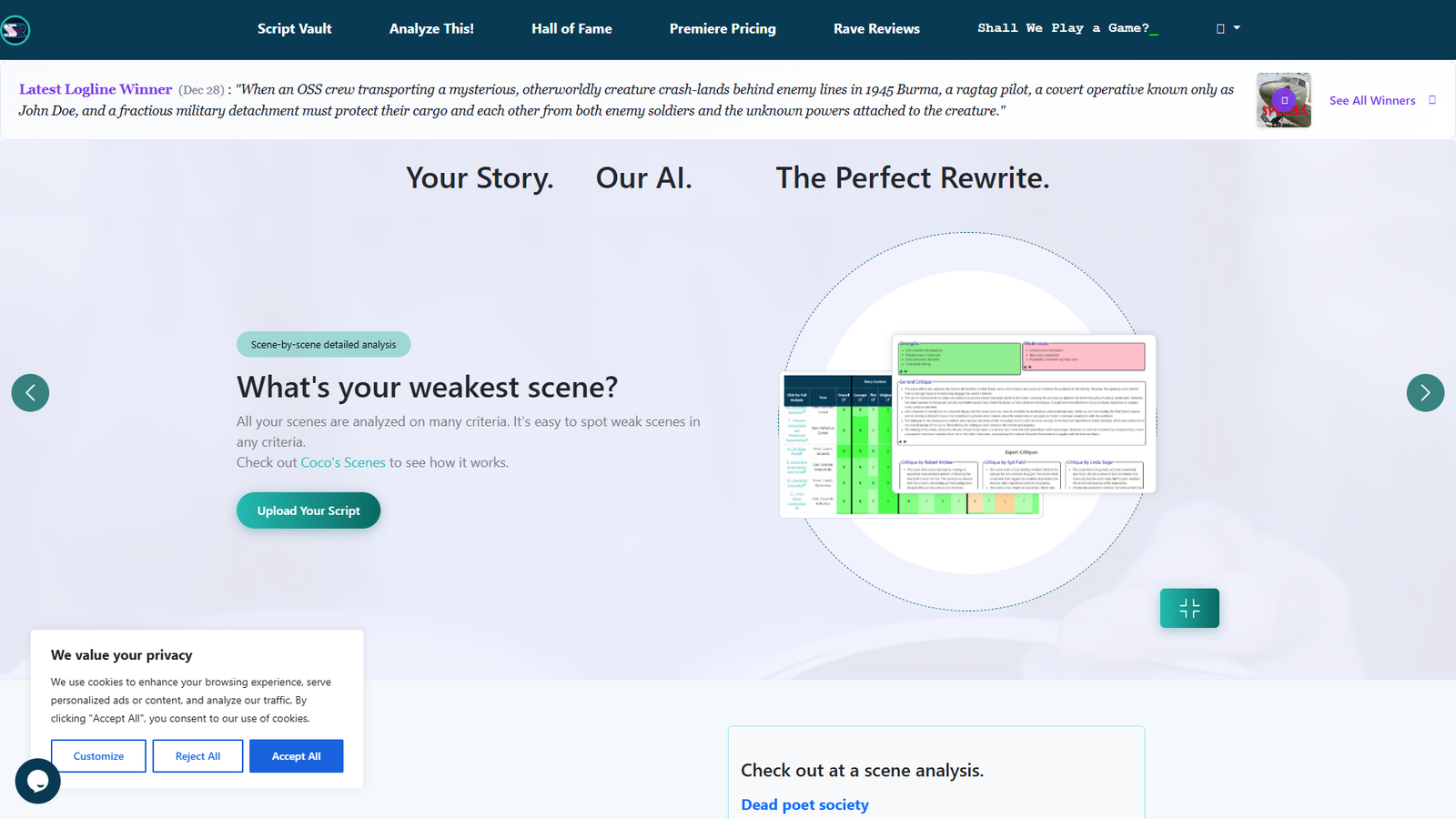 ScriptReader.ai — интерфейс нейросети ScriptReader.ai — интерфейс нейросети