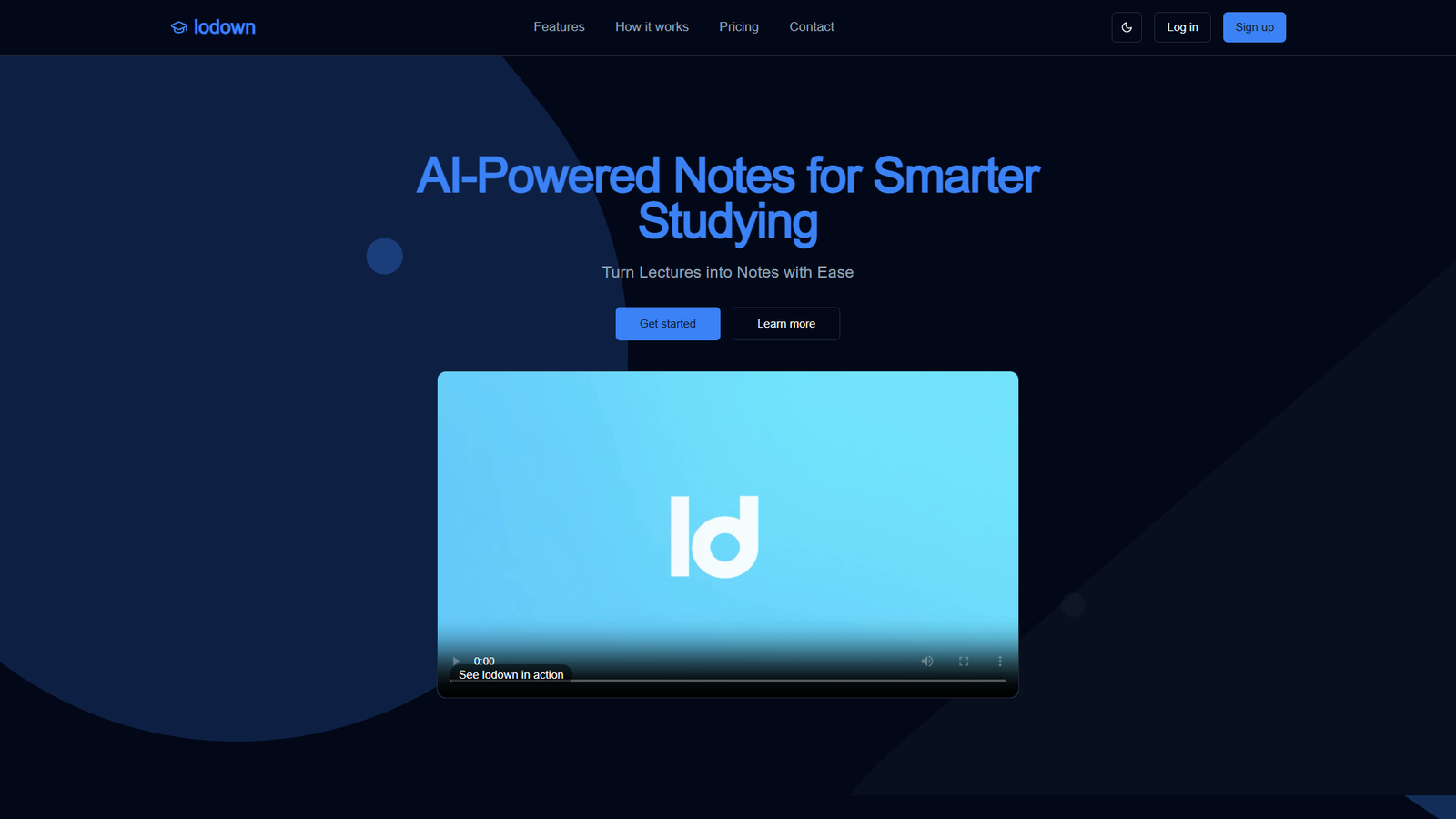 Lodown — интерфейс нейросети Lodown — интерфейс нейросети