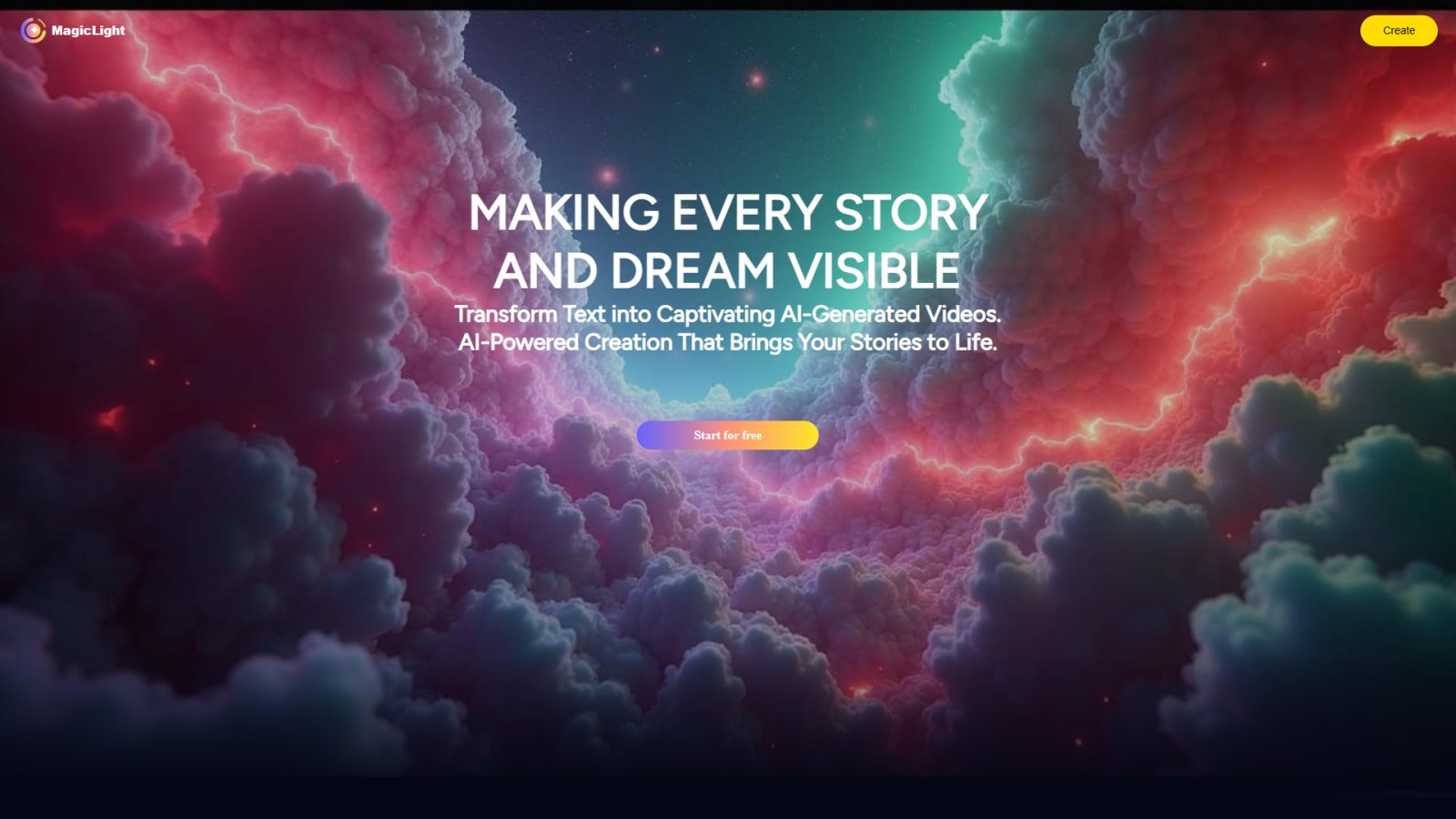 MagicLight нейросеть Главная страница
