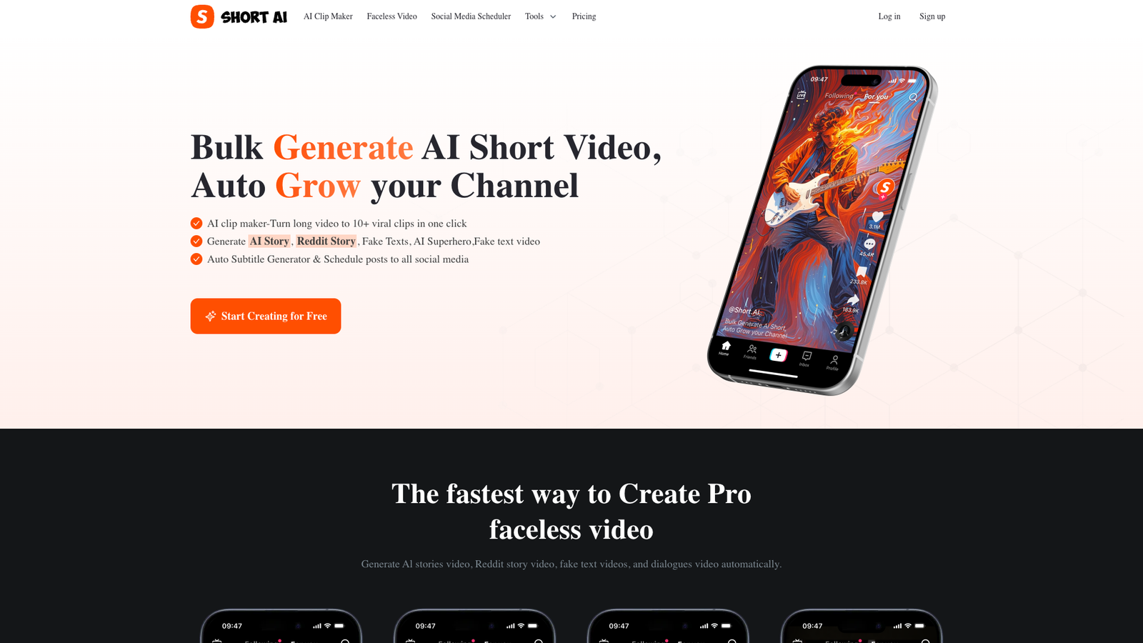 Short AI — интерфейс нейросети Short AI — интерфейс нейросети