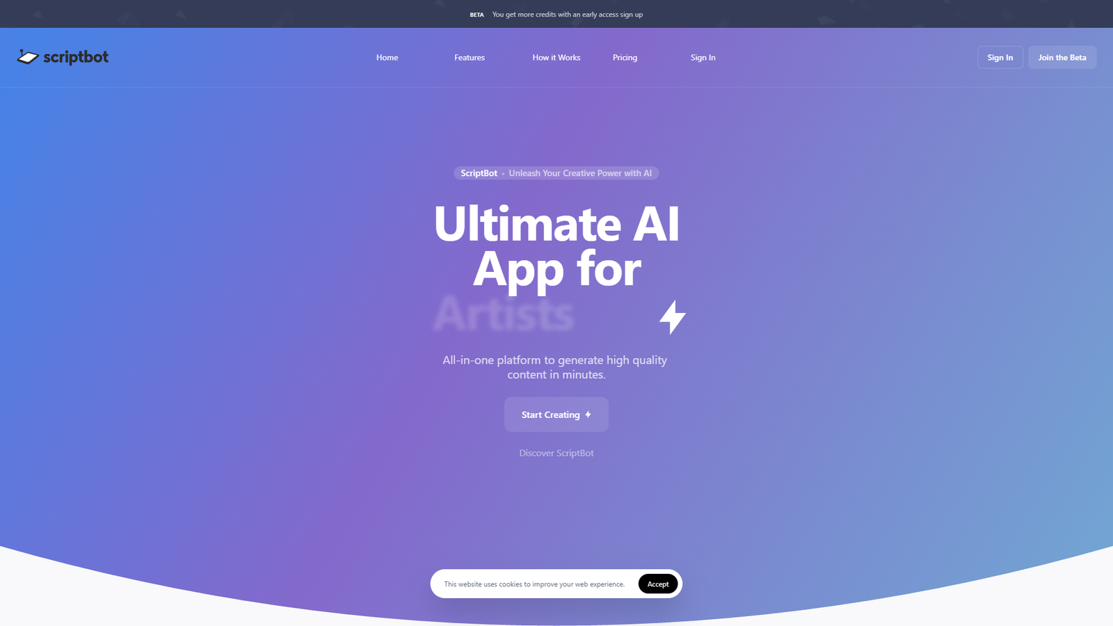 ScriptBot — интерфейс нейросети ScriptBot — интерфейс нейросети