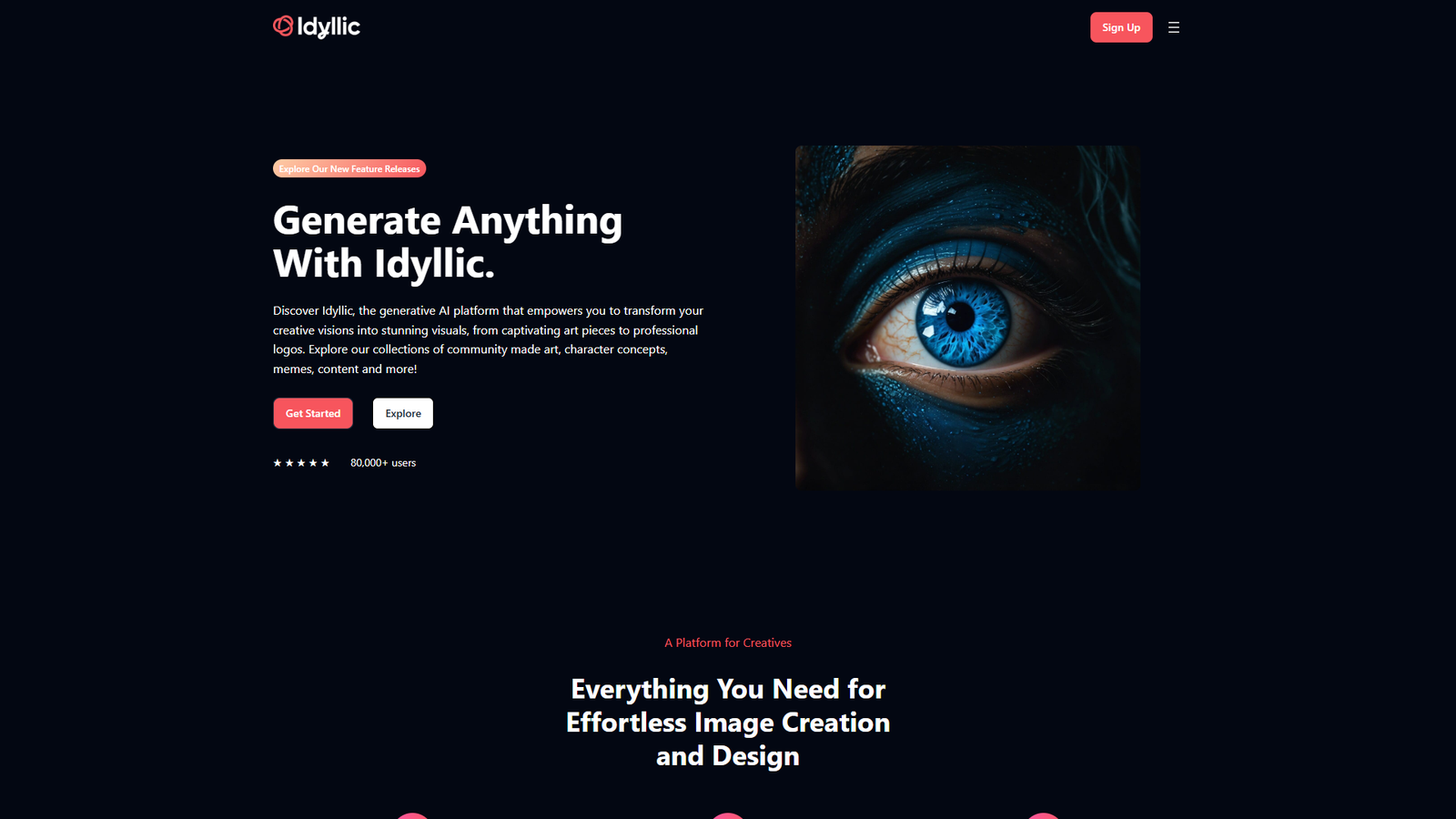 Idyllic — интерфейс нейросети Idyllic — интерфейс нейросети