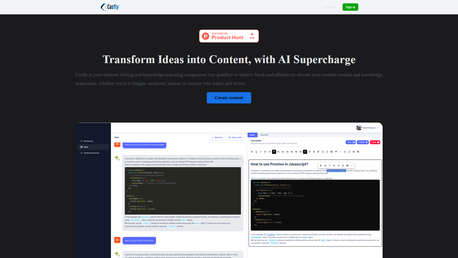 Castly — интерфейс нейросети Castly — интерфейс нейросети
