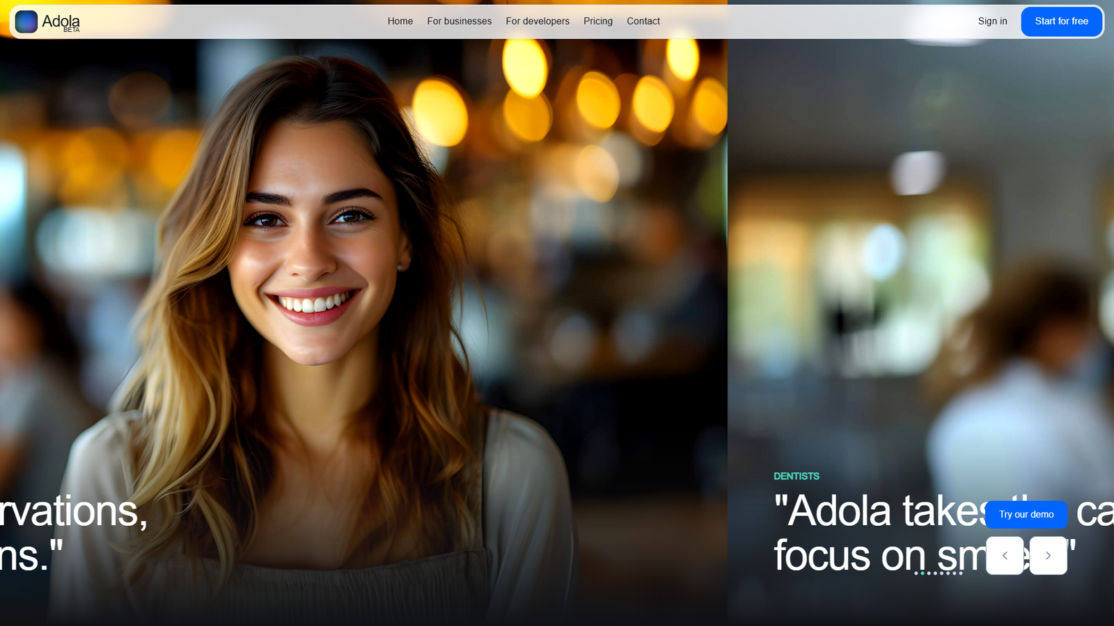 Adola — интерфейс нейросети Adola — интерфейс нейросети