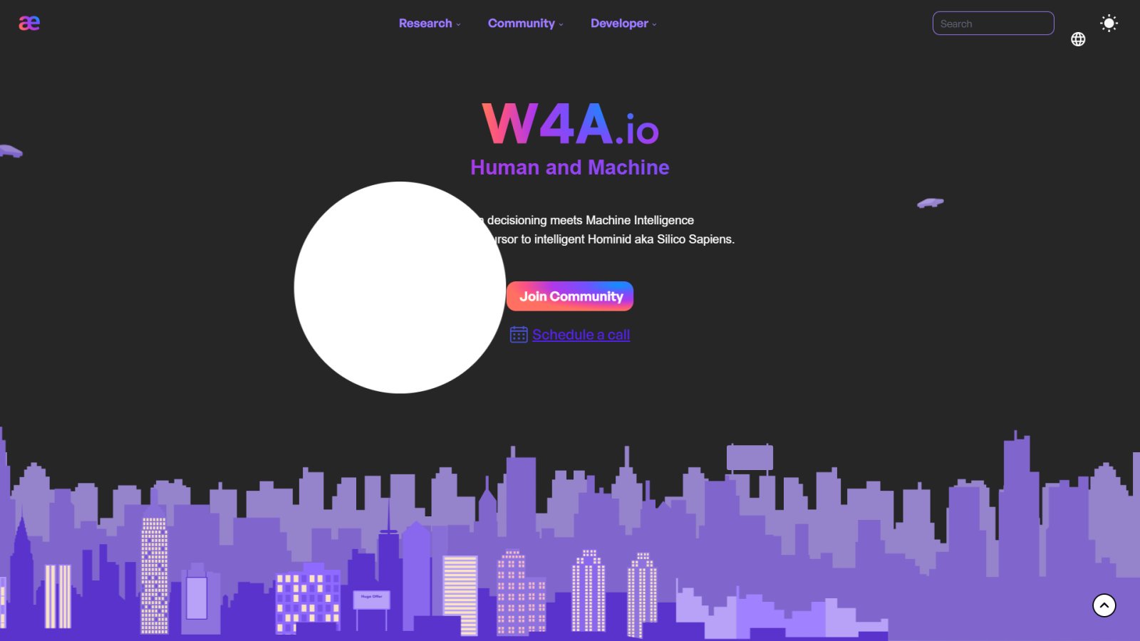 W4A.io нейросеть Главная страница