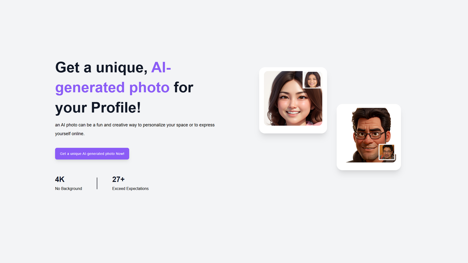 Your AI Avatar — интерфейс нейросети Your AI Avatar — интерфейс нейросети