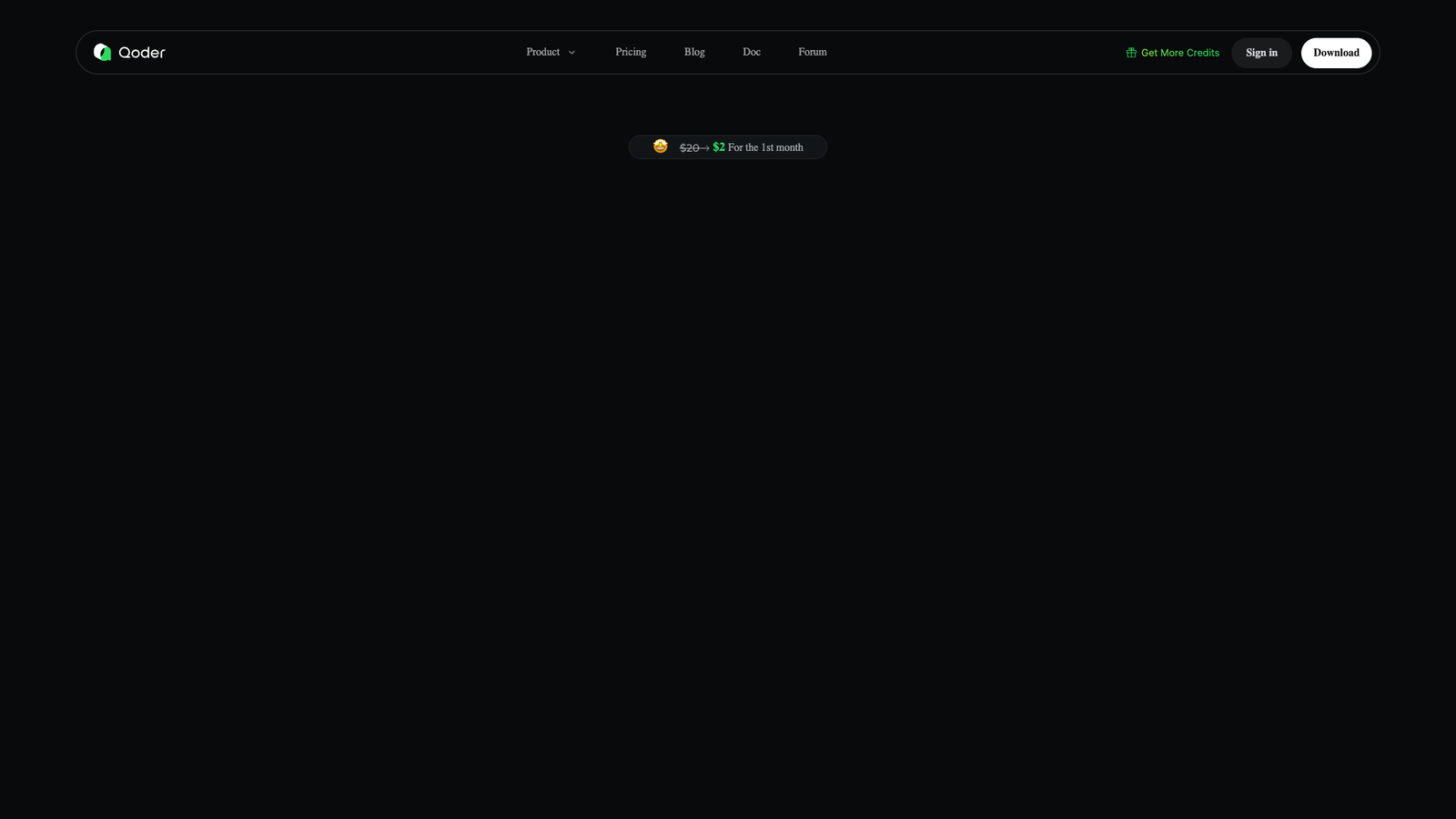 Qoder — интерфейс нейросети Qoder — интерфейс нейросети