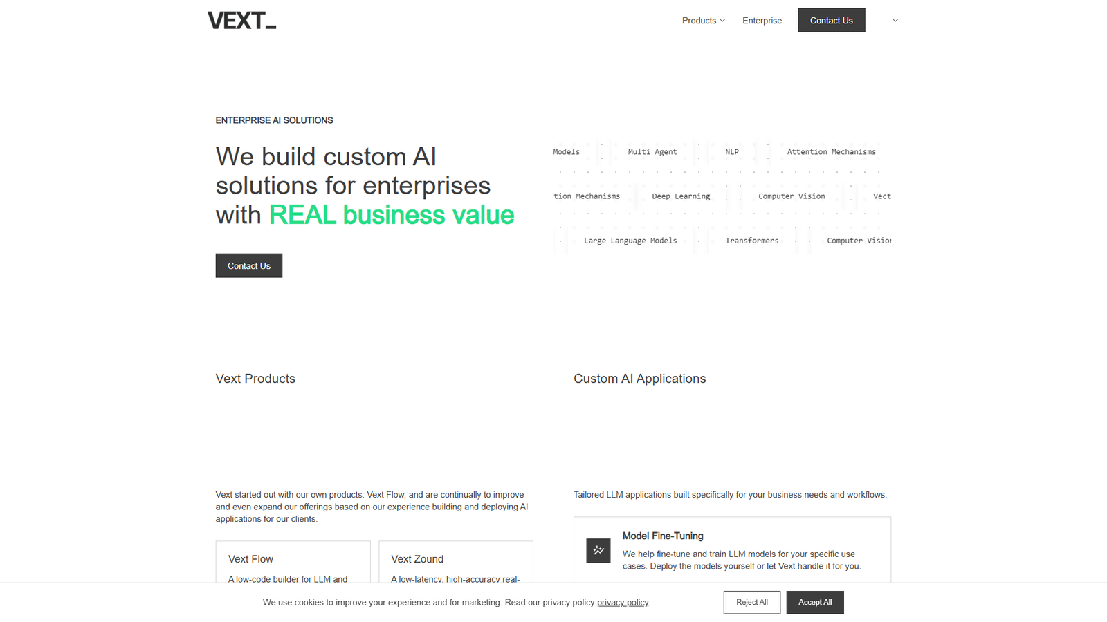 Vext — интерфейс нейросети Vext — интерфейс нейросети