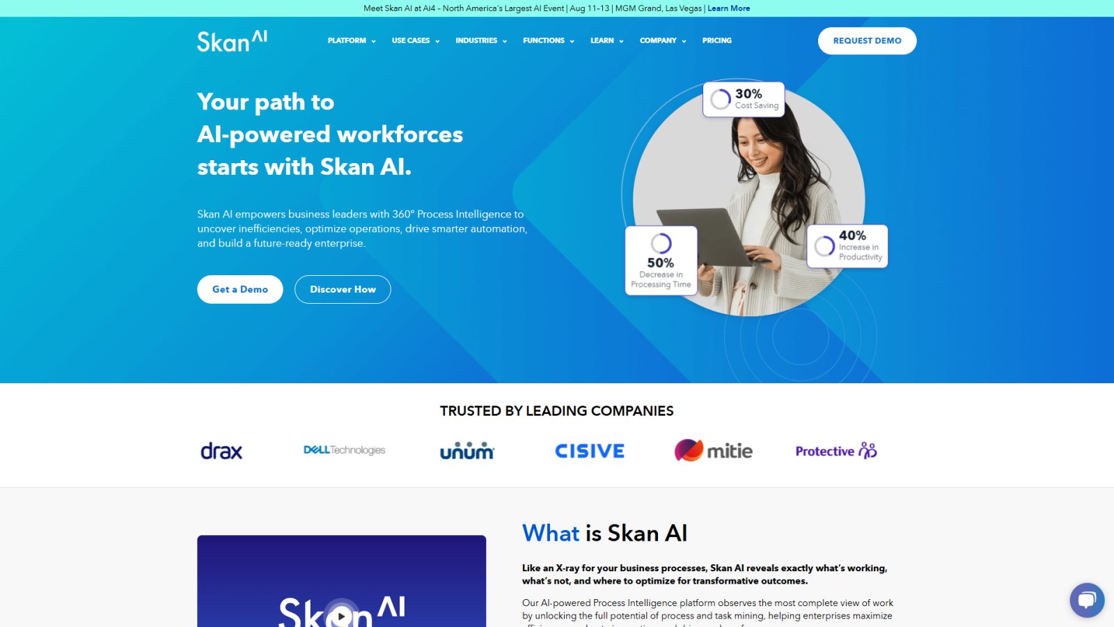 Skan.ai нейросеть Главная страница