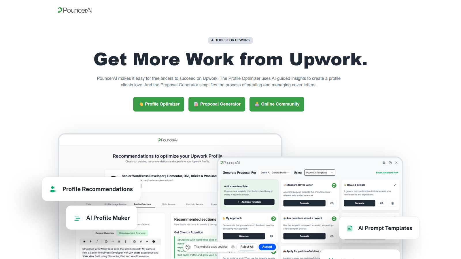 PouncerAI — интерфейс нейросети PouncerAI — интерфейс нейросети