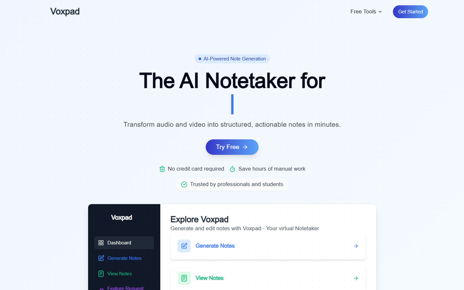 Voxpad — интерфейс нейросети Voxpad — интерфейс нейросети