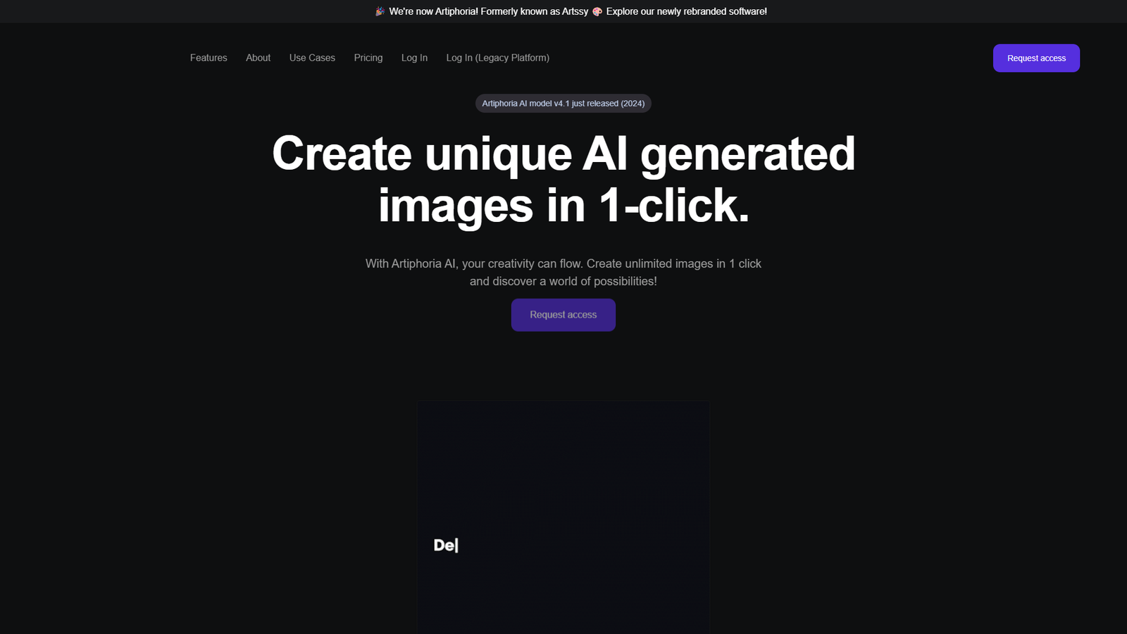 Artiphoria — интерфейс нейросети Artiphoria — интерфейс нейросети