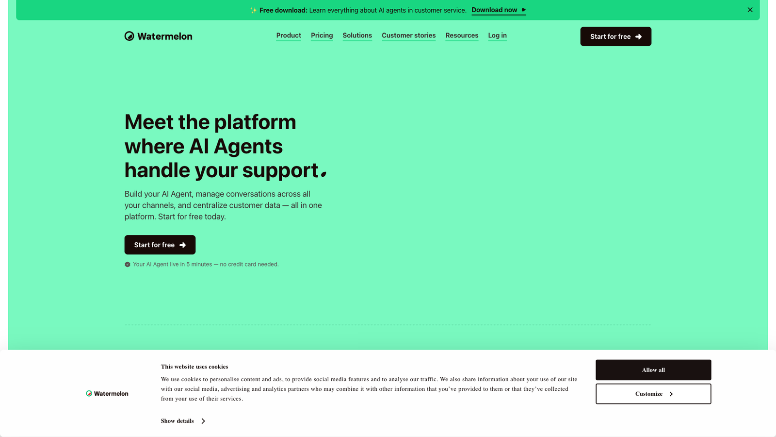 Watermelon — интерфейс нейросети Watermelon — интерфейс нейросети