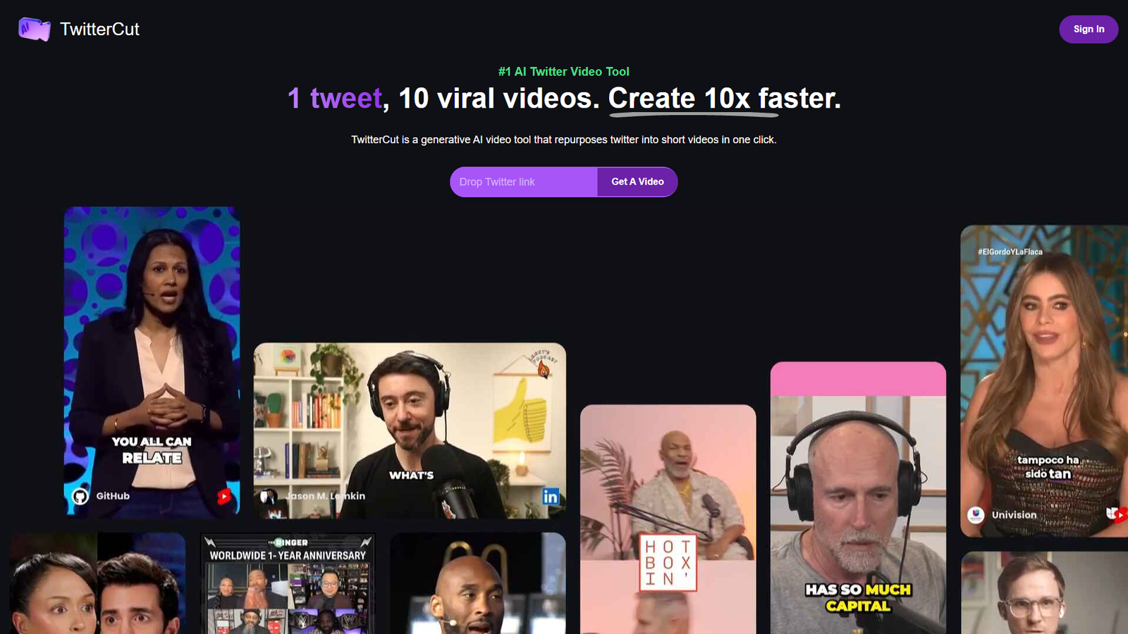 TwitterCut — интерфейс нейросети TwitterCut — интерфейс нейросети