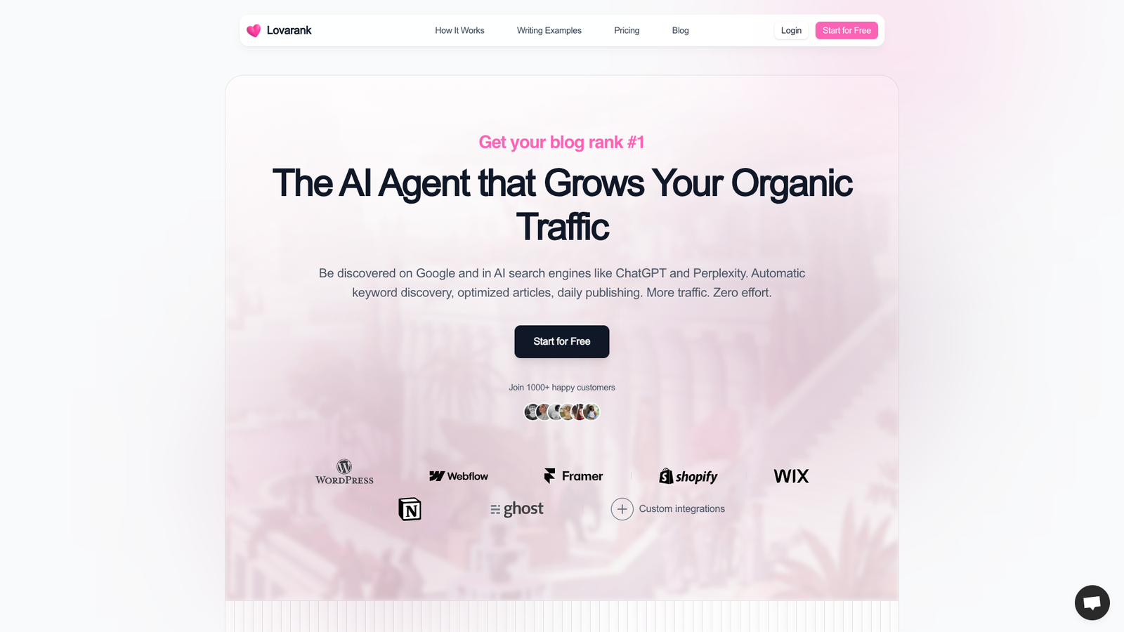 Lovarank — интерфейс нейросети