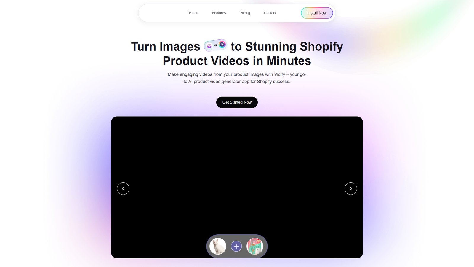 Vidify — интерфейс нейросети Vidify — интерфейс нейросети