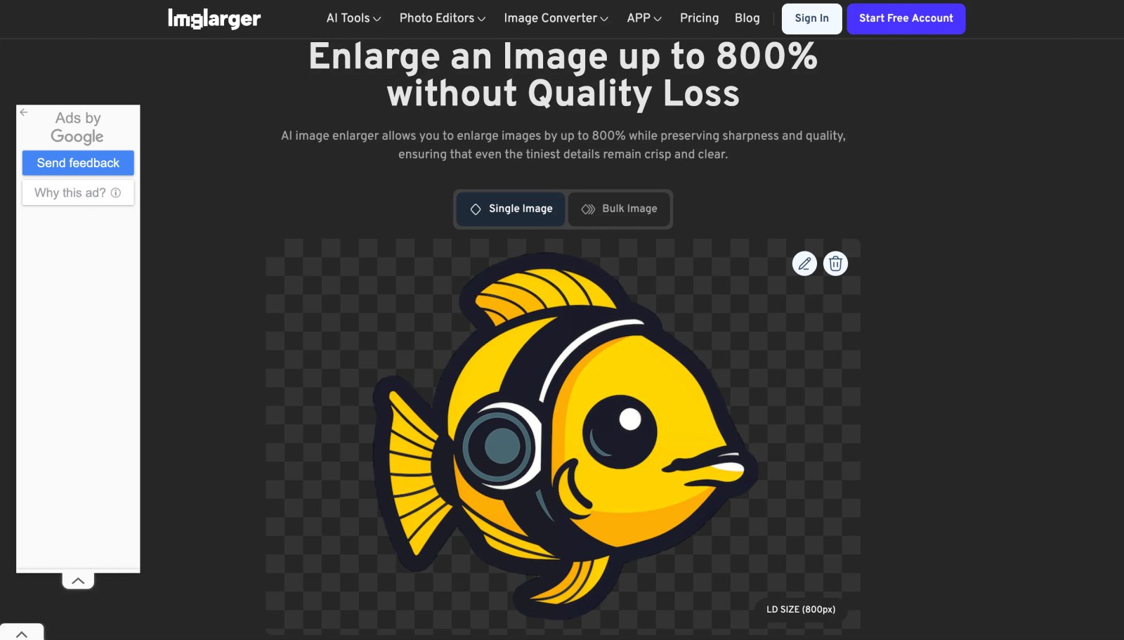AI Image Enlarger