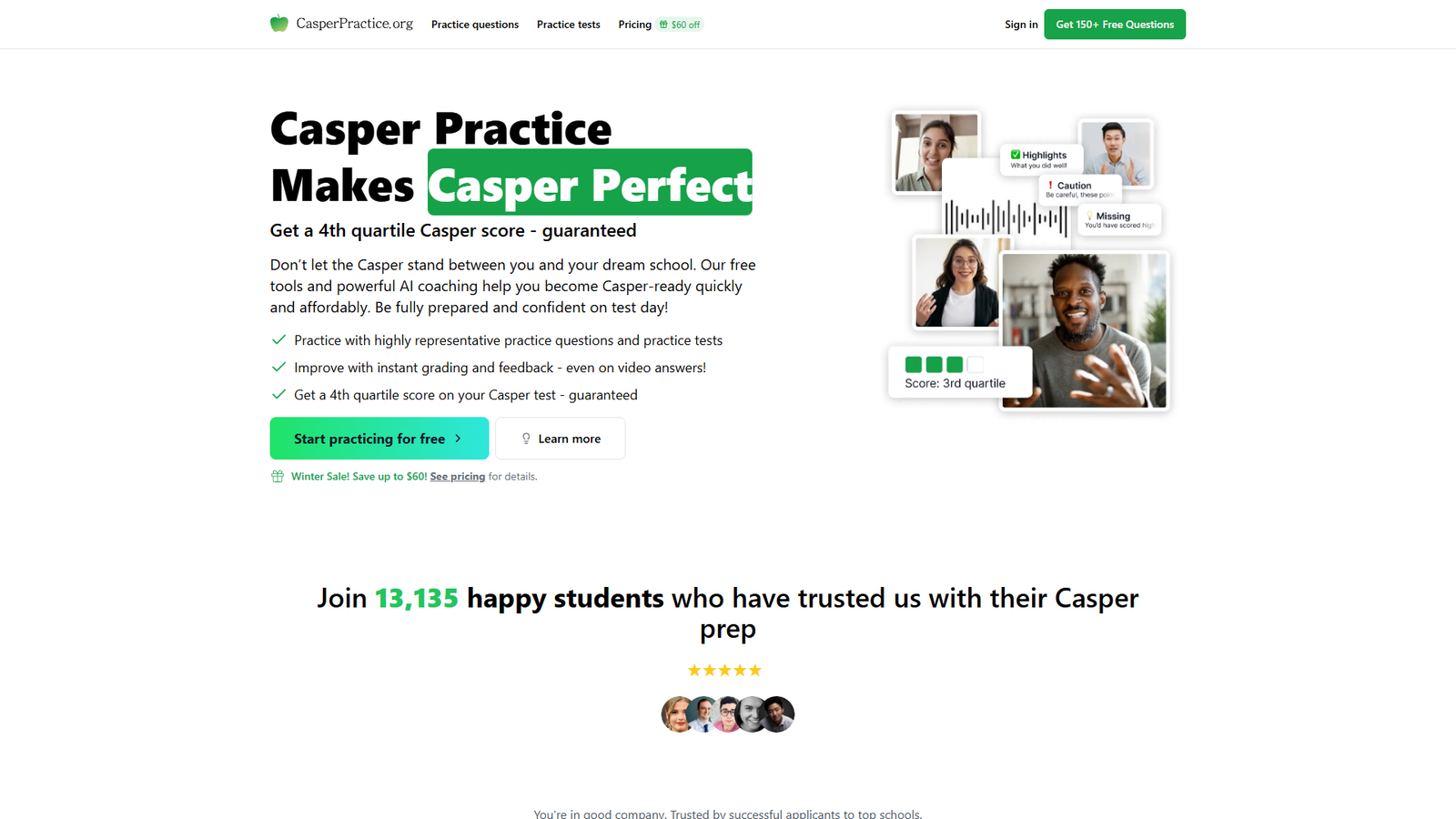 Casper Practice AI — интерфейс нейросети Casper Practice AI — интерфейс нейросети