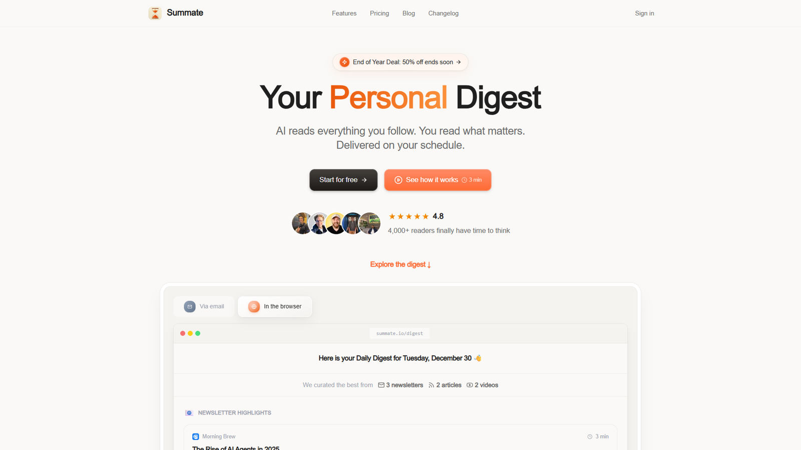 Summate — интерфейс нейросети Summate — интерфейс нейросети