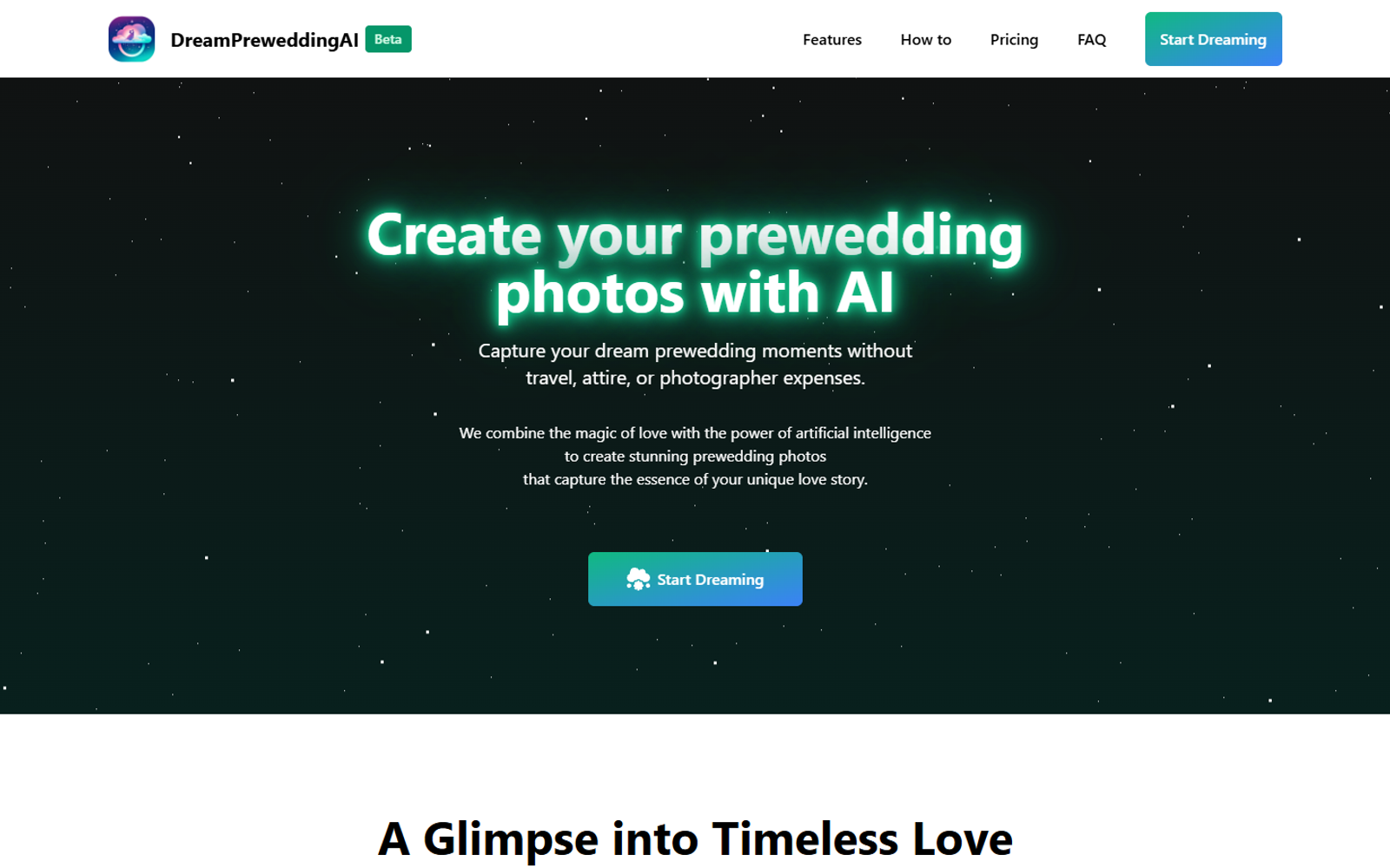 Dream Prewedding AI — интерфейс нейросети Dream Prewedding AI — интерфейс нейросети