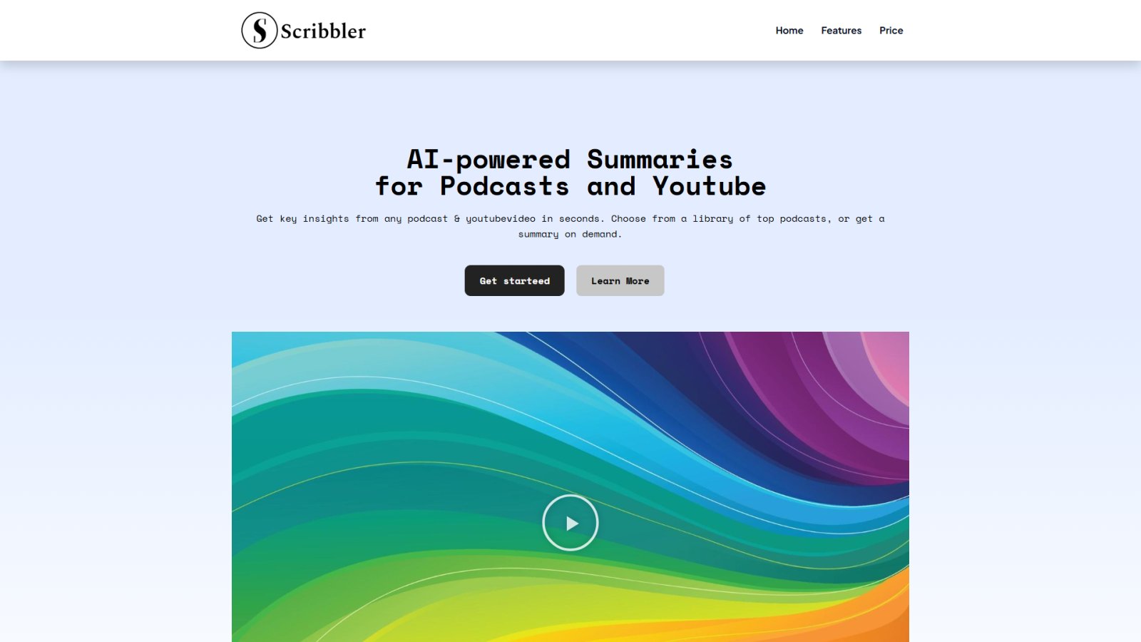 Scribbler нейросеть Главная страница
