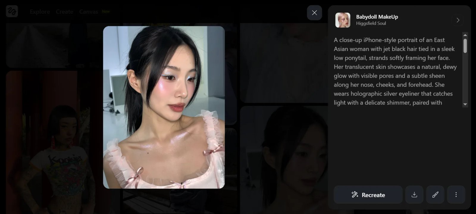 Higgsfield Soul Пример Higgsfield Soul Пример