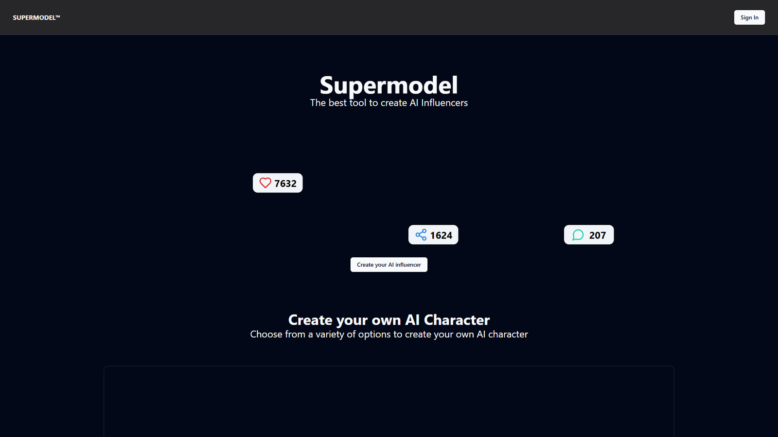 Supermodel — интерфейс нейросети Supermodel — интерфейс нейросети