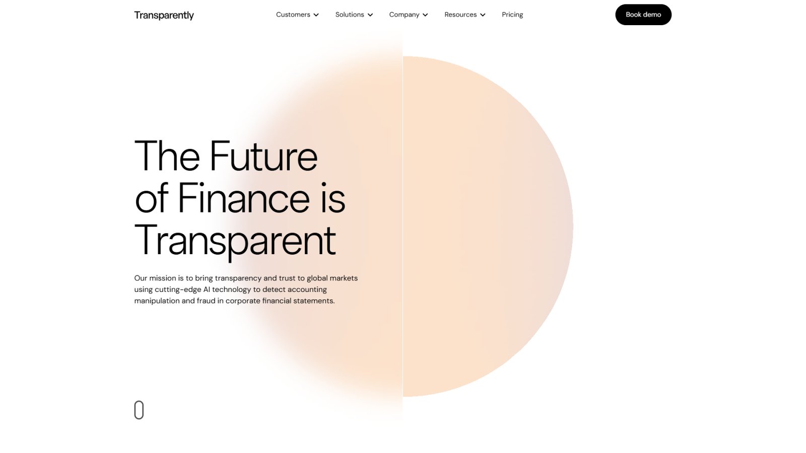 Transparently.AI нейросеть Главная страница