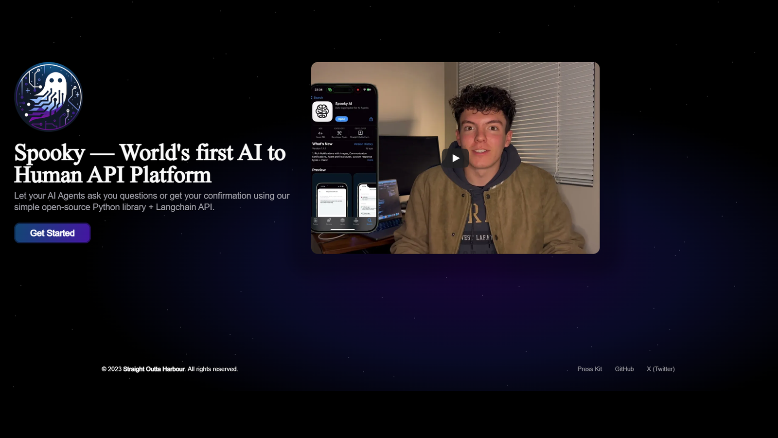 Spooky AI — интерфейс нейросети Spooky AI — интерфейс нейросети