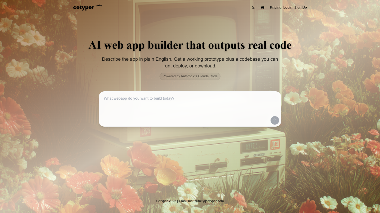 Cotyper — интерфейс нейросети Cotyper — интерфейс нейросети