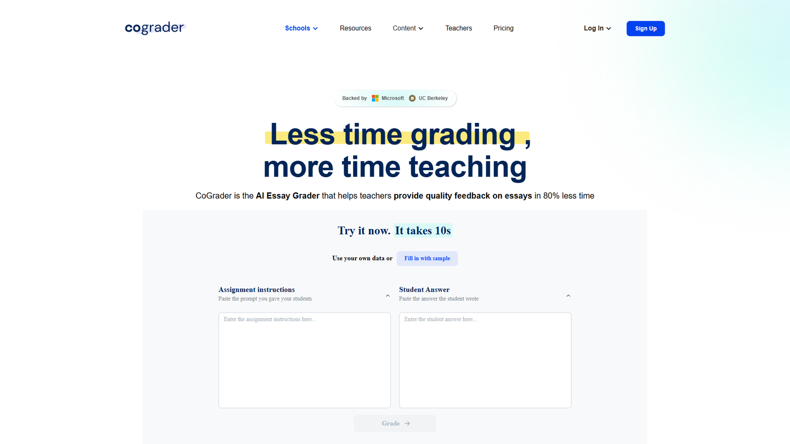 CoGrader — интерфейс нейросети CoGrader — интерфейс нейросети