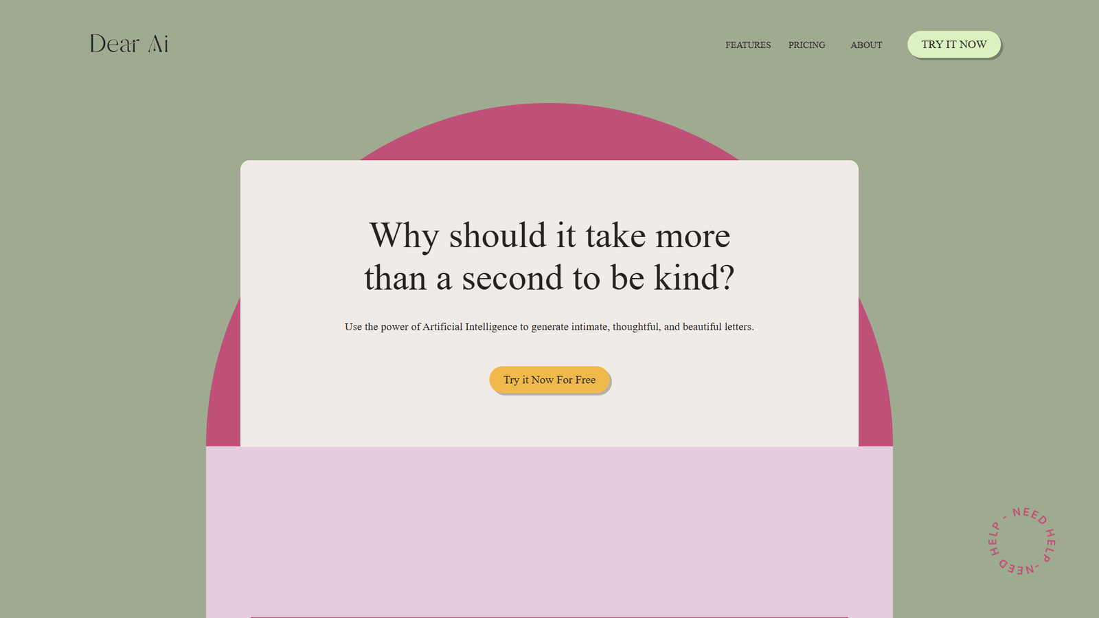 Dear Ai — интерфейс нейросети Dear Ai — интерфейс нейросети