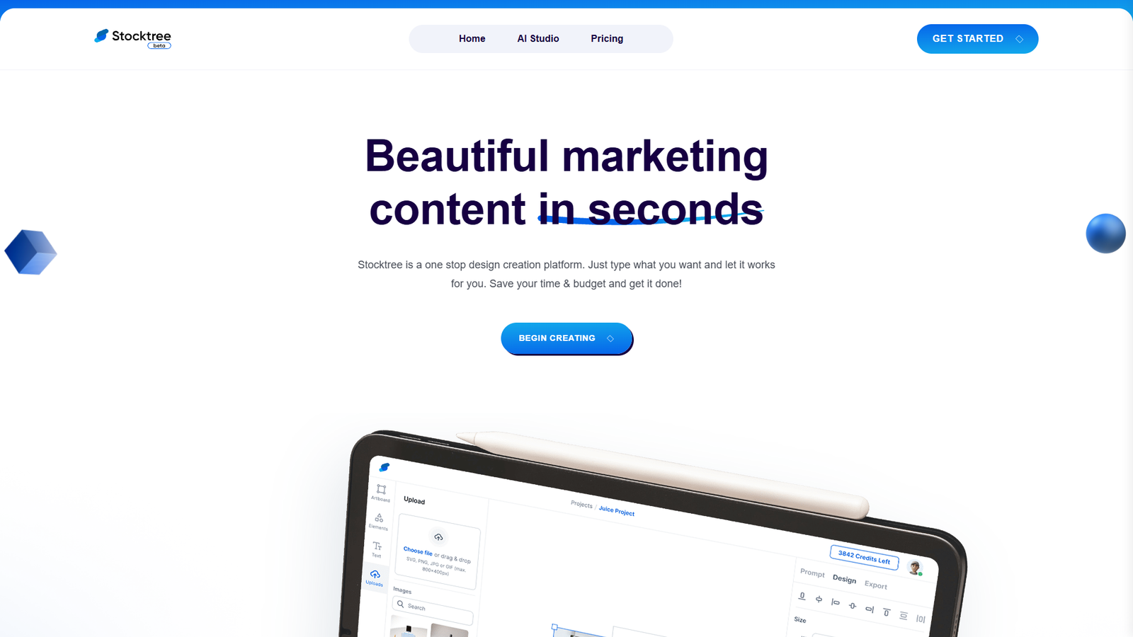 Stocktree Studio — интерфейс нейросети Stocktree Studio — интерфейс нейросети