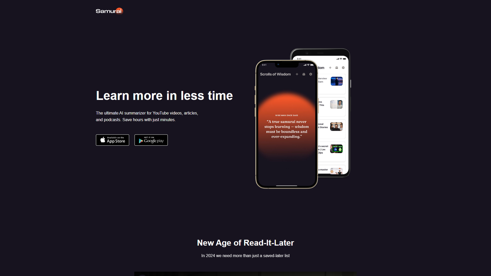 Samurai AI — интерфейс нейросети Samurai AI — интерфейс нейросети