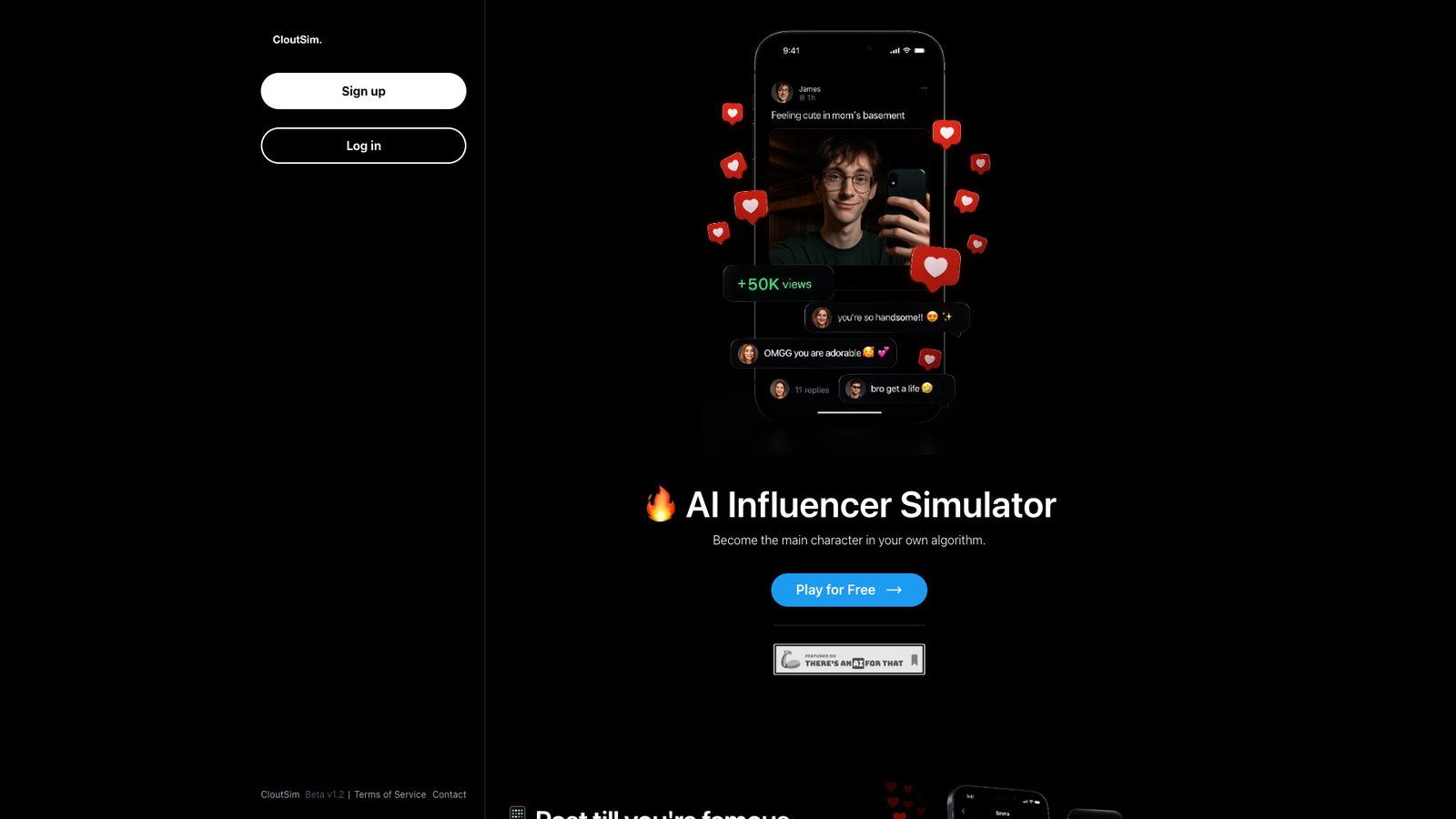 CloutSim — интерфейс нейросети CloutSim — интерфейс нейросети