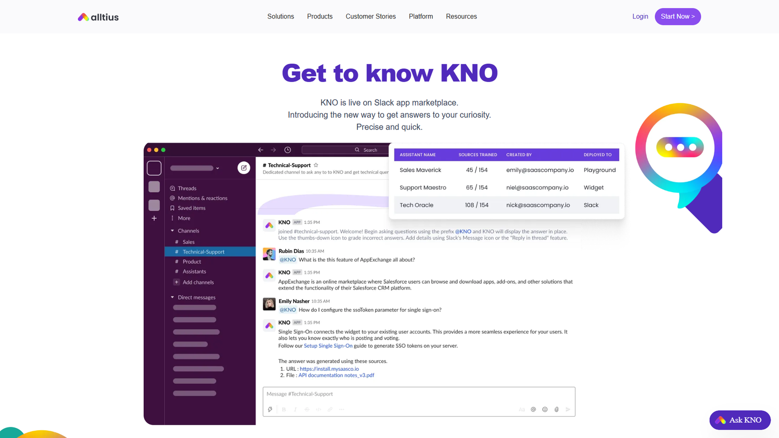 KNO for Slack — интерфейс нейросети KNO for Slack — интерфейс нейросети