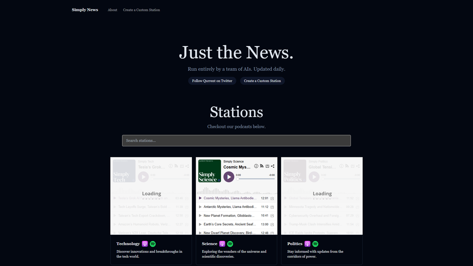 Simply News — интерфейс нейросети Simply News — интерфейс нейросети