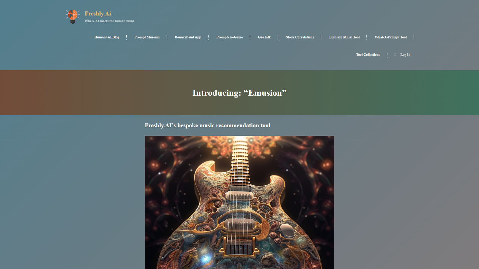 Emusion — интерфейс нейросети Emusion — интерфейс нейросети