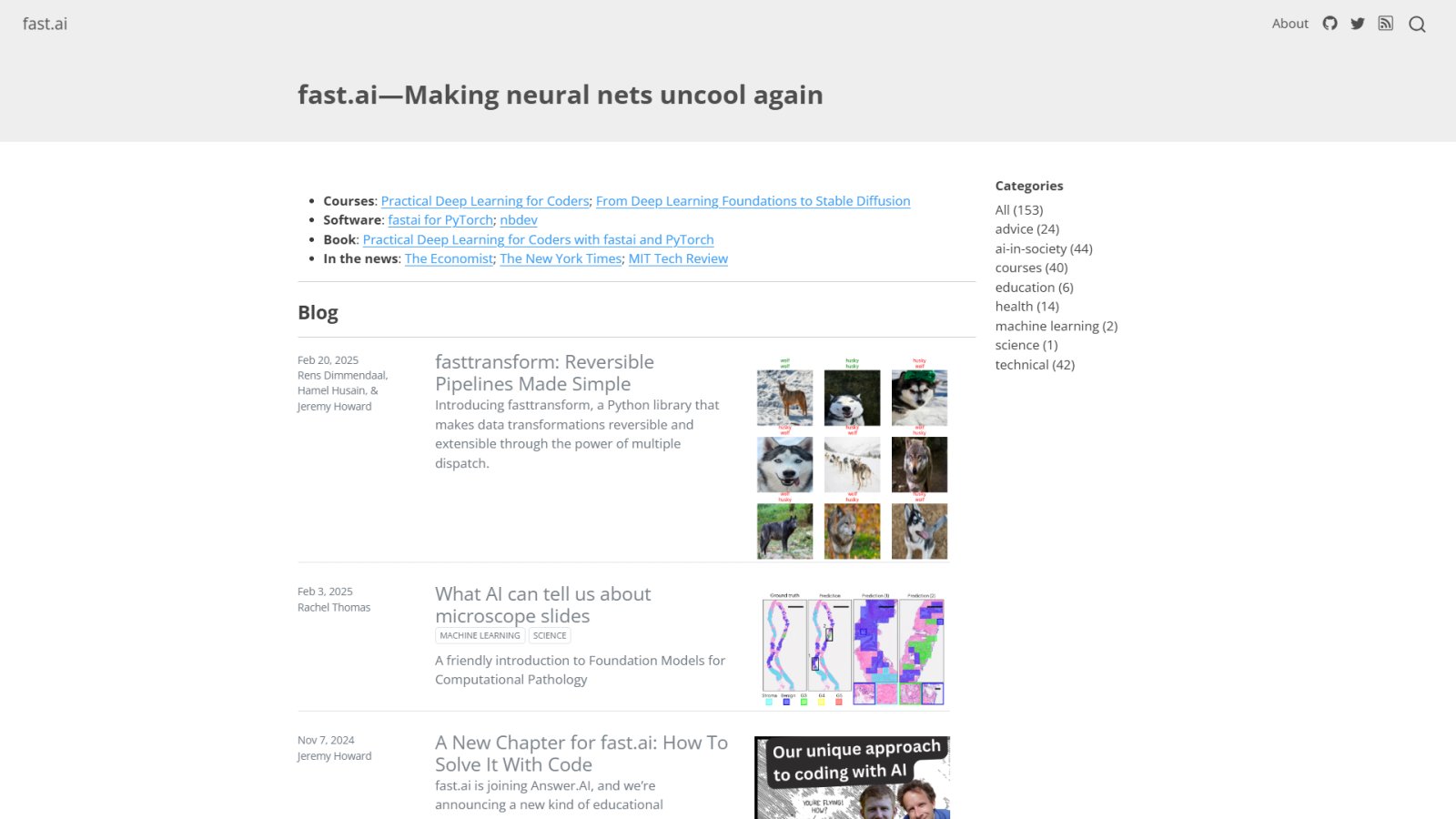 Fast.ai нейросеть Главная страница Fast.ai нейросеть Главная страница