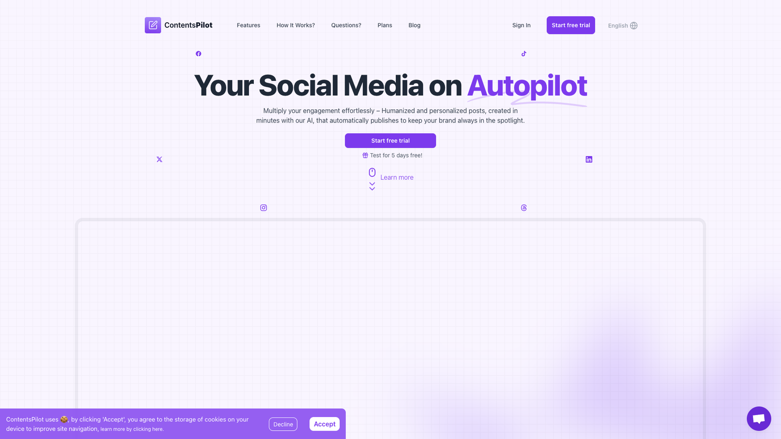 Contents Pilot — интерфейс нейросети Contents Pilot — интерфейс нейросети